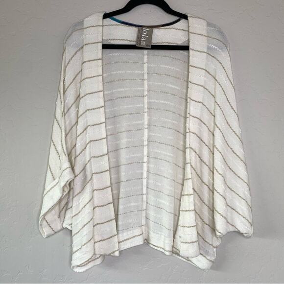 Dolan Anthropologie Left Coast Collection Striped Open Knit Cardigan Small - Picture 12 of 12